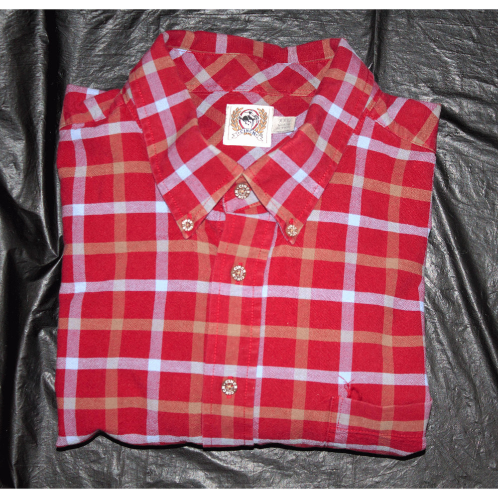 Cinch Long Sleeve Button Front Shirt Size 2XL - Picture 6 of 7